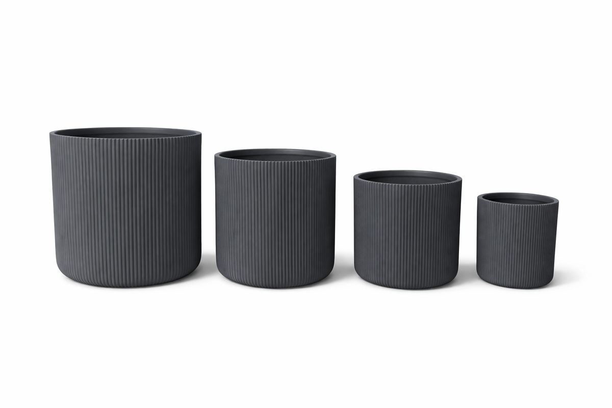 STRIPY CYLINDER Lightweight Fiberglass Composite Pots