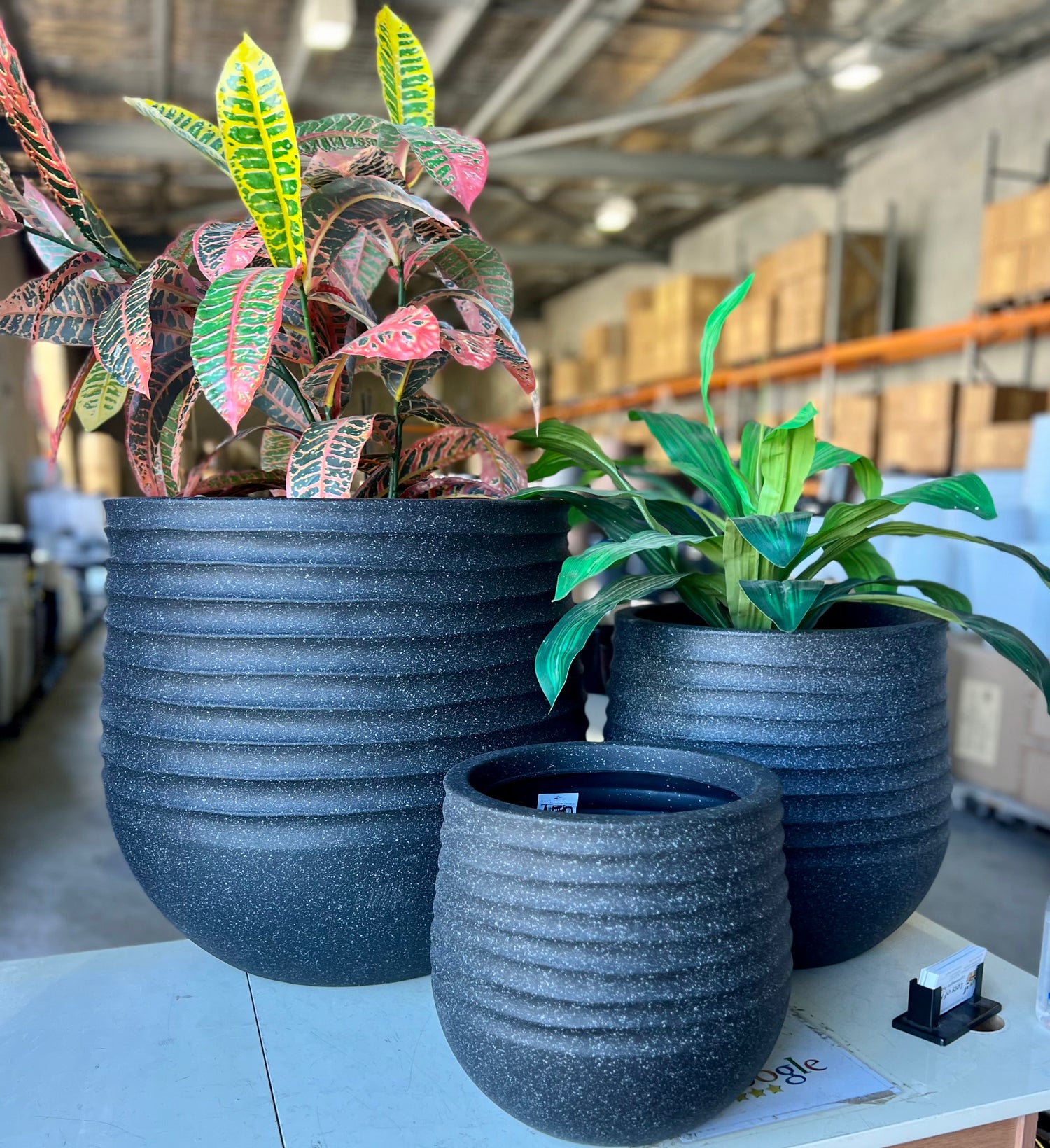 8603 - Lightweight Indoor or Outdoor Wide Pot