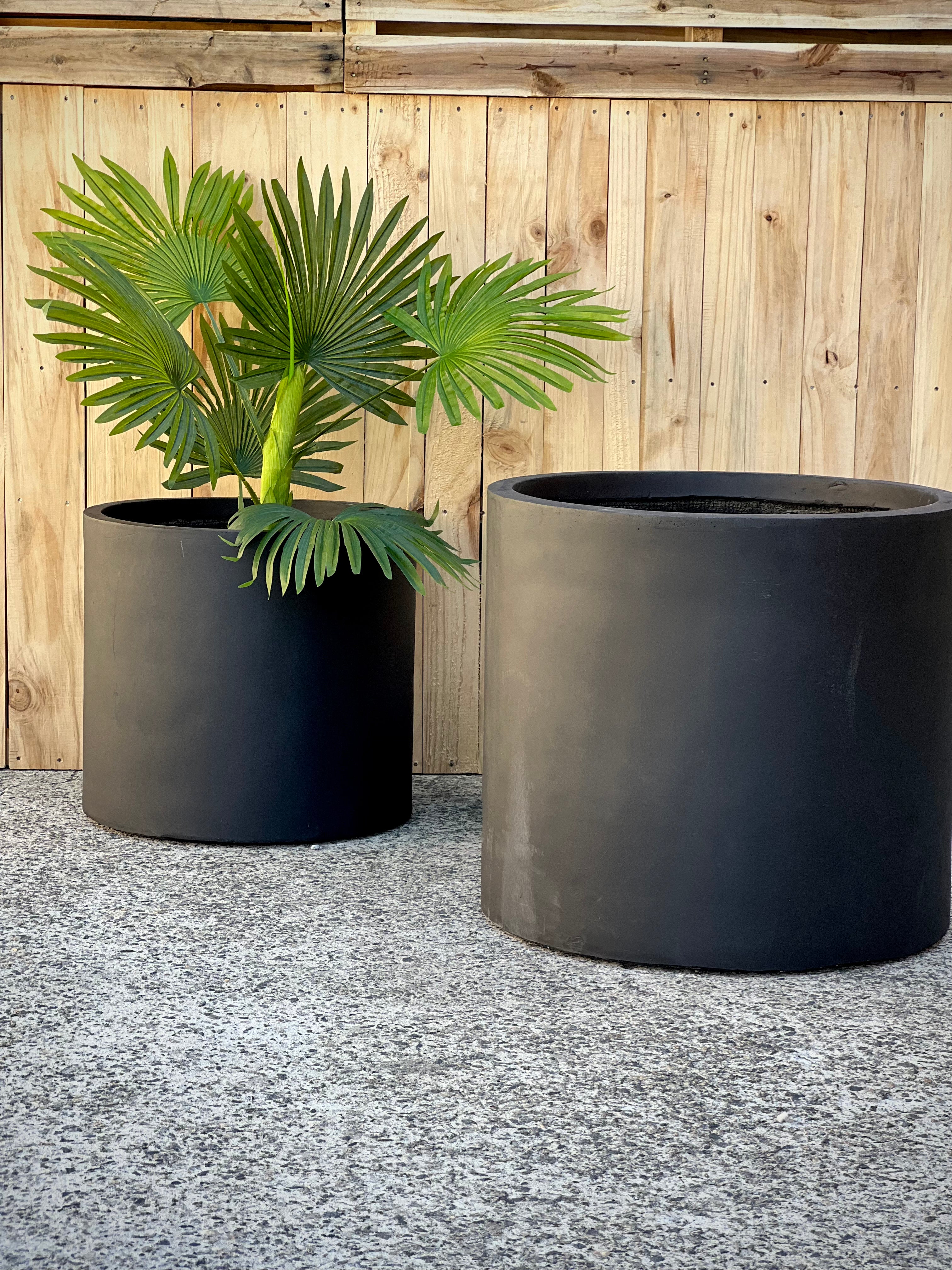 BASE CYLINDER - Indoor or Outdoor Cylinder Pot Smooth PR33