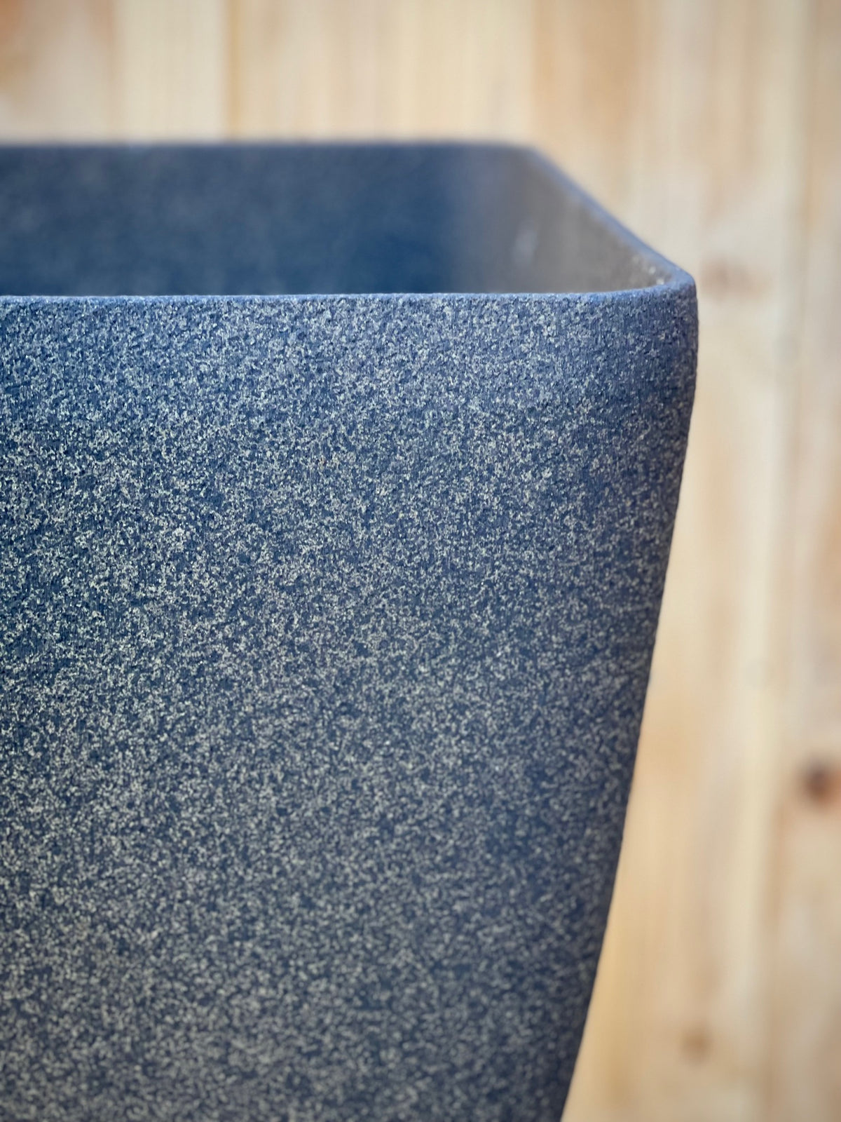 2002 Kira Stone Pot Vintage Stone Medium - square stone finish lightweight pot