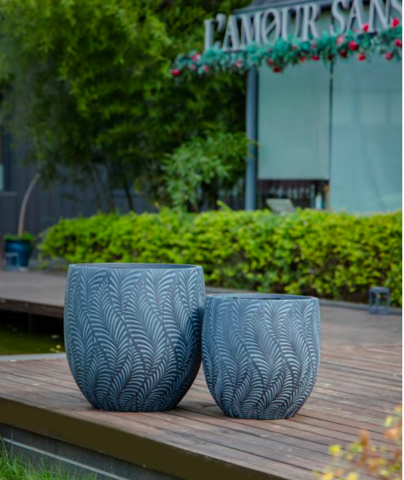FERN Tall - Indoor or Outdoor Lightweight Fiberclay Pot - DR210