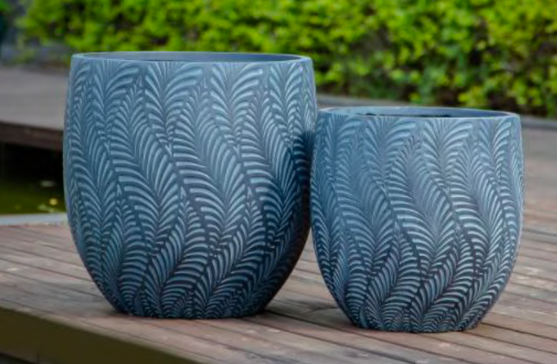 FERN Tall - Indoor or Outdoor Lightweight Fiberclay Pot - DR210