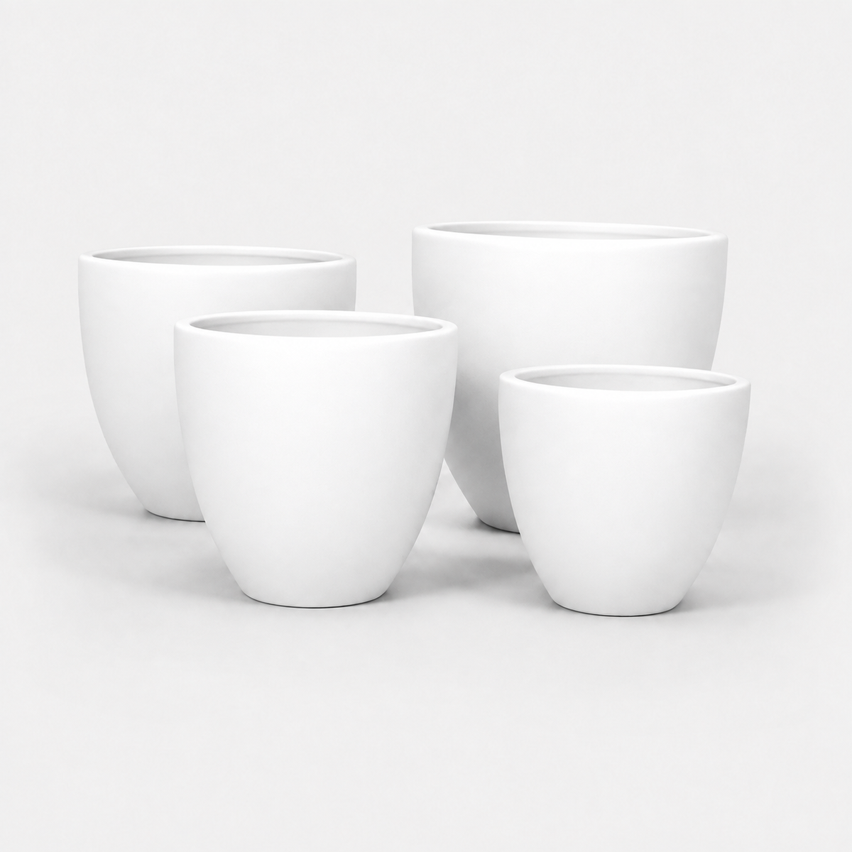 VERONA Round Planter Super Lightweight Fiberglass