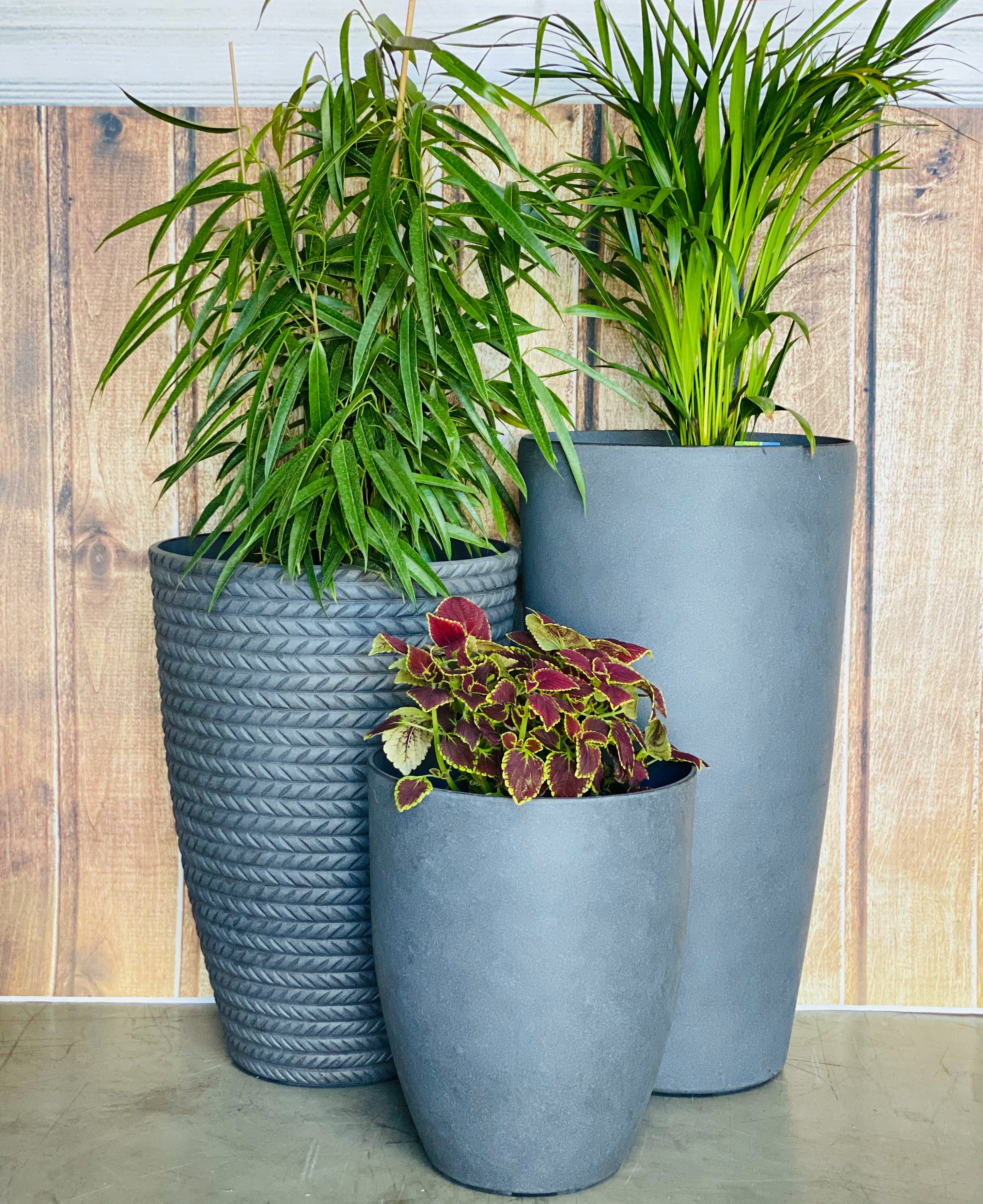 2003 Tolly Pot Grey Artisan Small - compact smooth composite pot