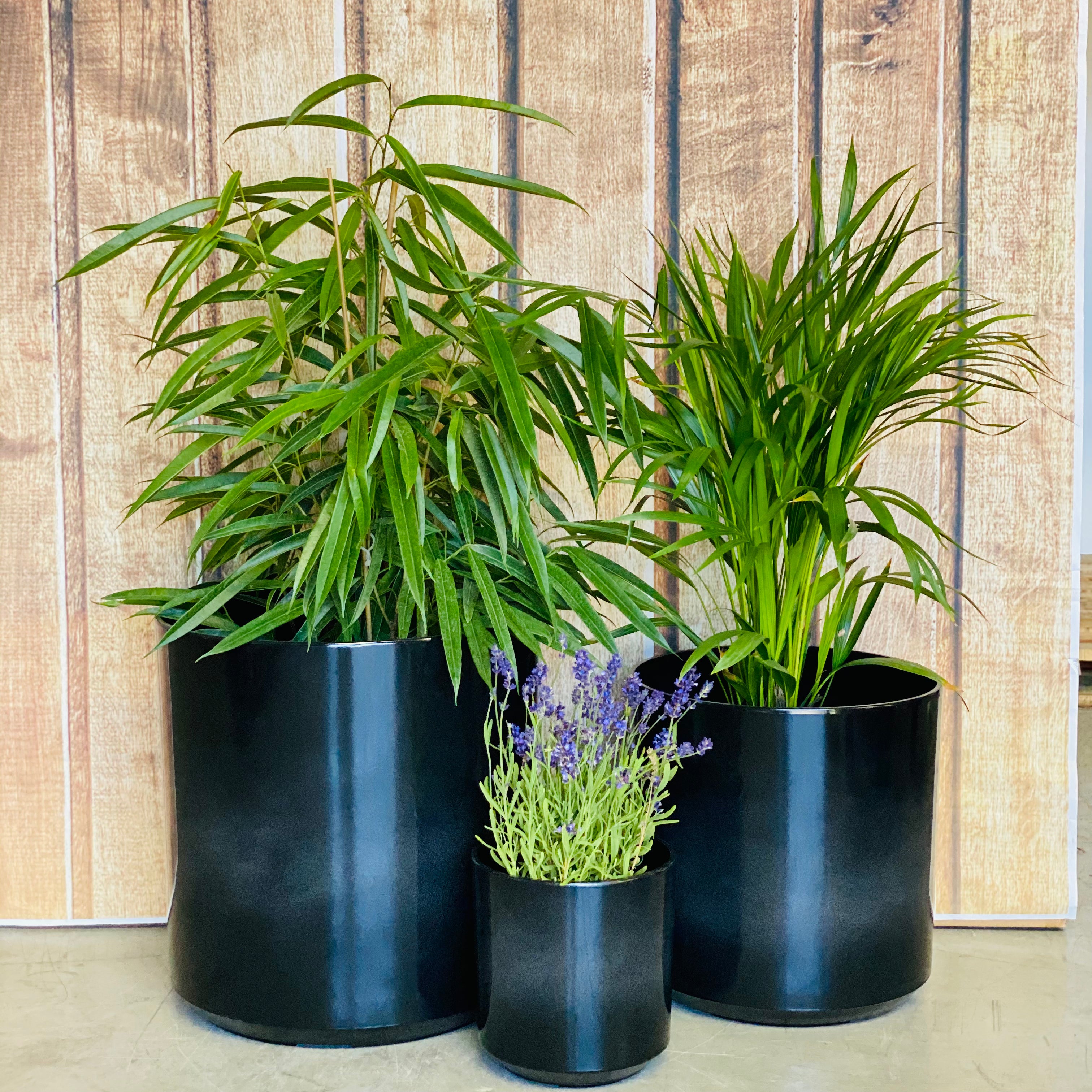 6071 Cylinder Glazed Pot