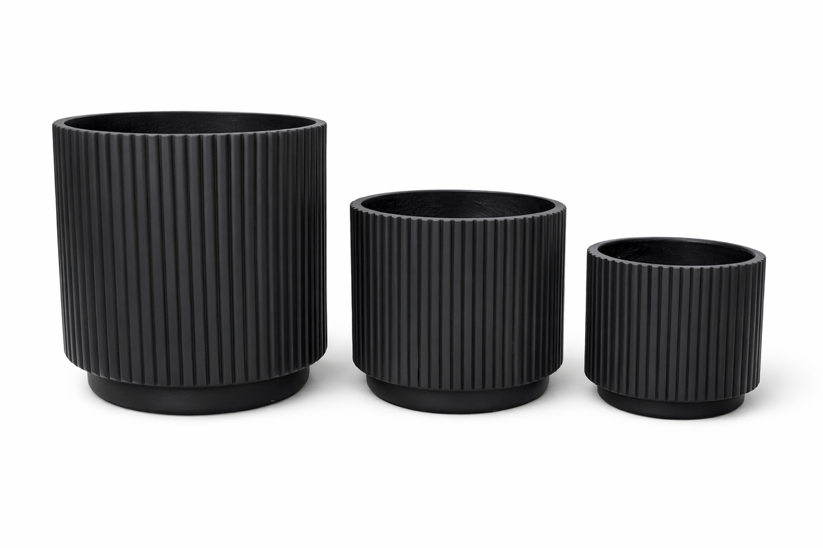 FLUTE Lightweight Fiberglass Composite Planter