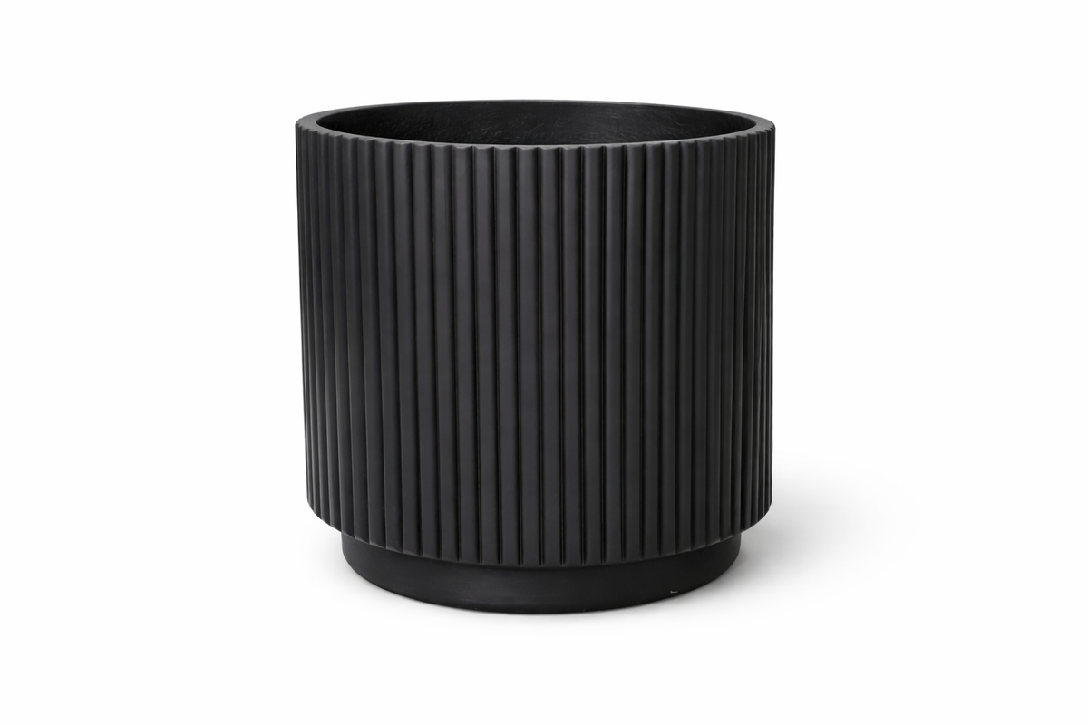 FLUTE Lightweight Fiberglass Composite Planter