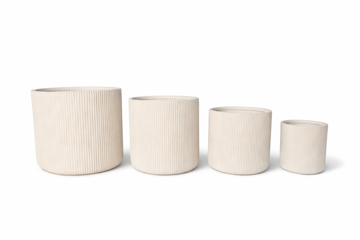 STRIPY CYLINDER Lightweight Fiberglass Composite Pots