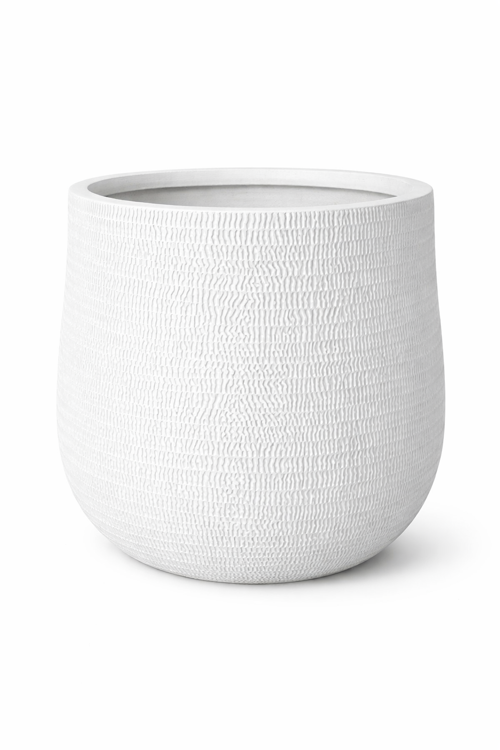 STIX ROUND PLANTER Lightweight Fiberglass Pots