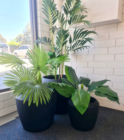 SIENNA - Lightweight StoneLite Round planter - 8629