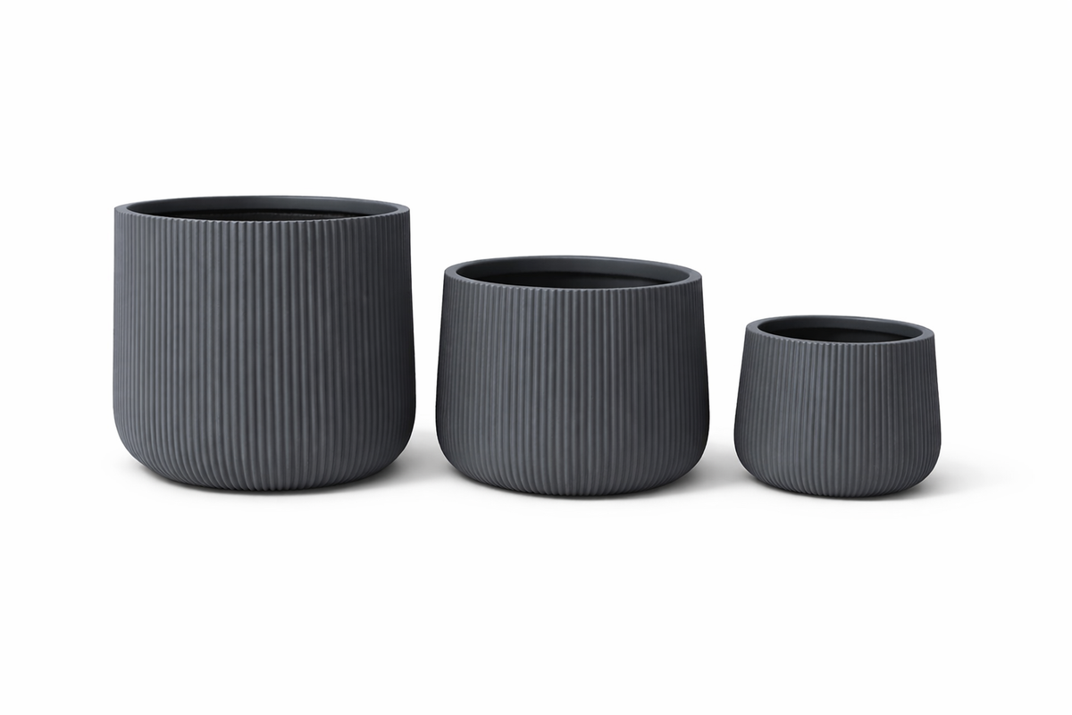 STRIPY BOWL Lightweight Fiberglass Composite Pots