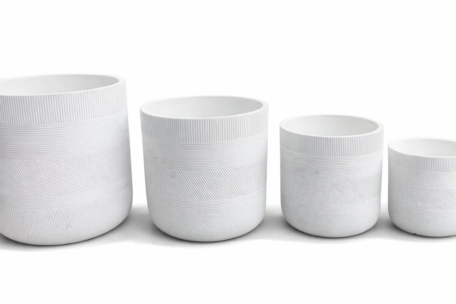 LINEN CYLINDER Lightweight Fiberglass Composite Pots