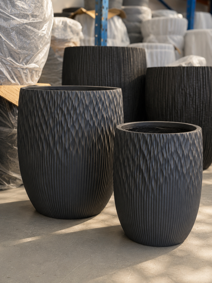 WEAVE BARREL Lightweight Fiberglass Composite Pots