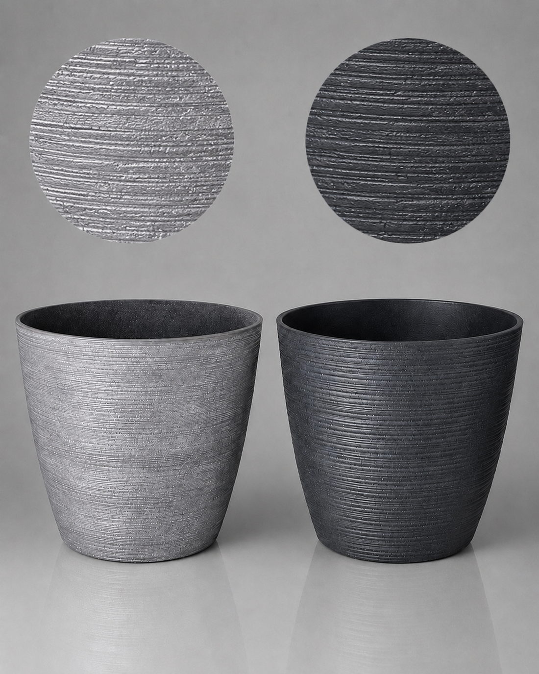 2001 - Textured Round Lightweight Pots