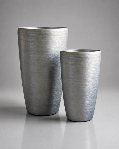 2003 - Brushed Steel - Tall Pot