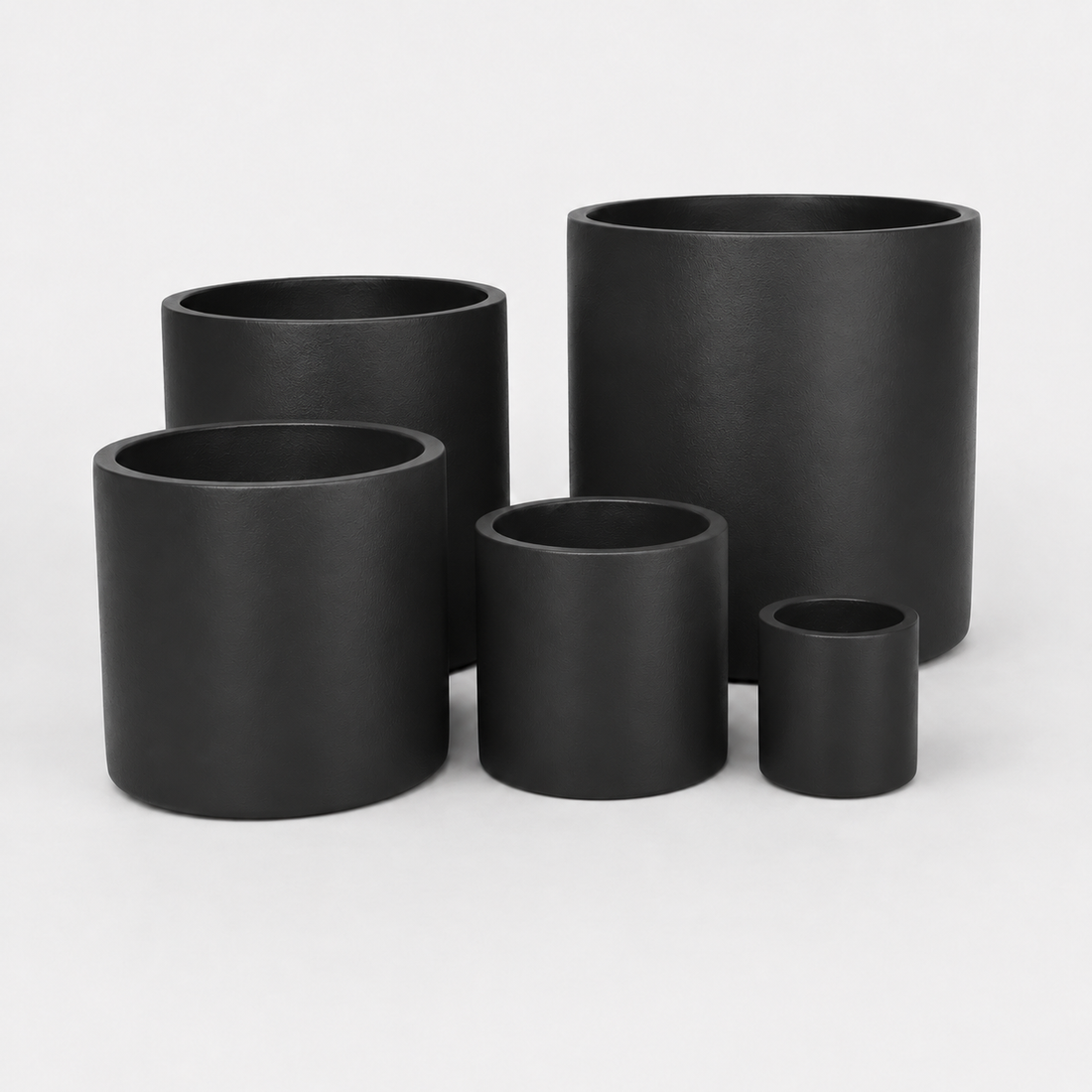 OSLO Cylinder Planter Super Lightweight Fiberglass