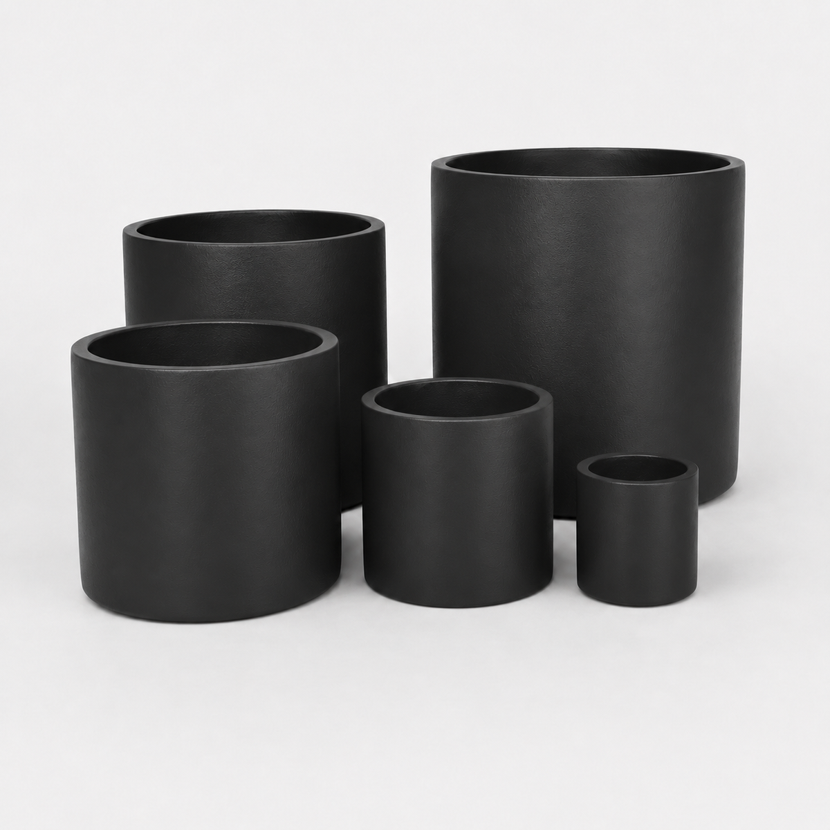 OSLO Cylinder Planter Super Lightweight Fiberglass