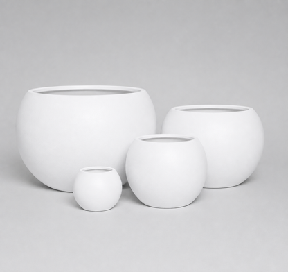 LUNA  - Super Lightweight Extra Large Fiberglass Planter