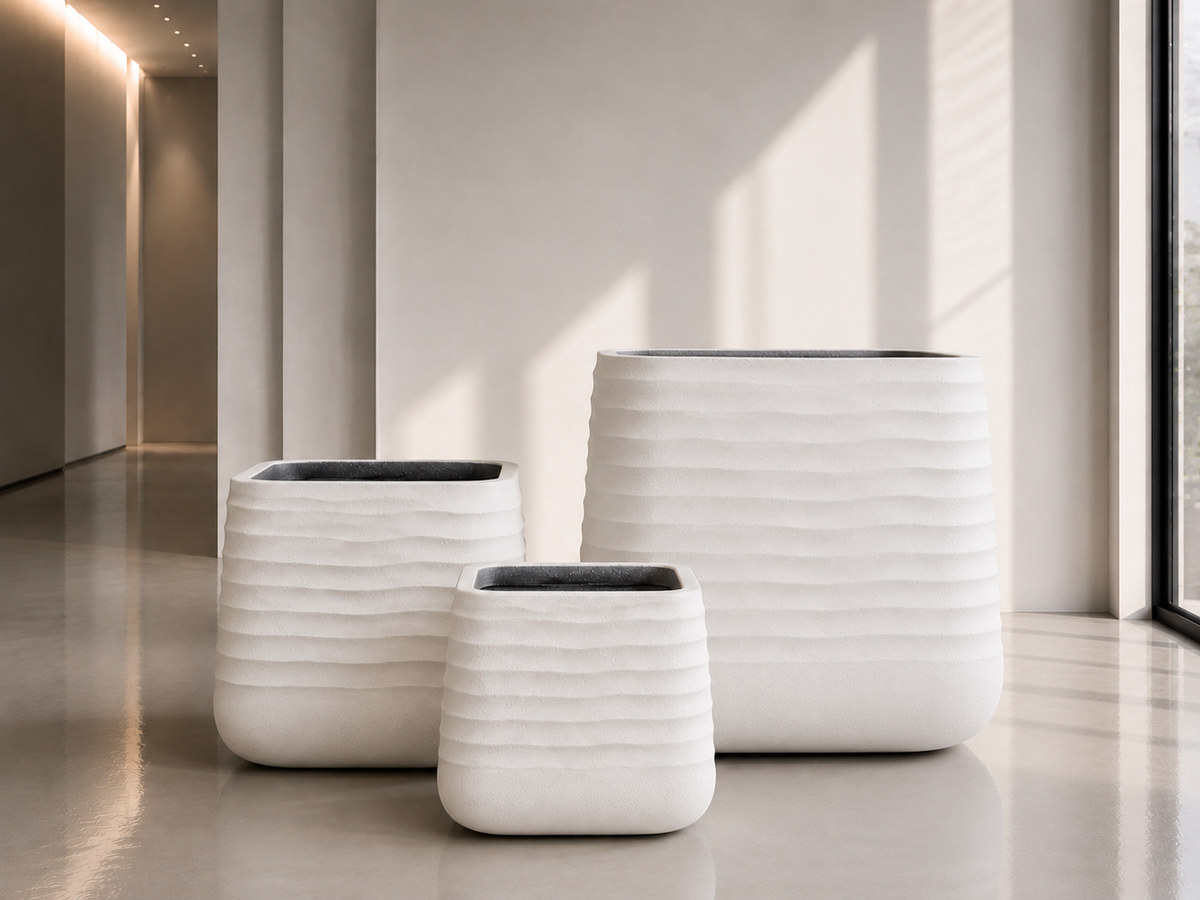 RippleLite CUBE - Square Extra Lightweight Ribbed Pot - 8602