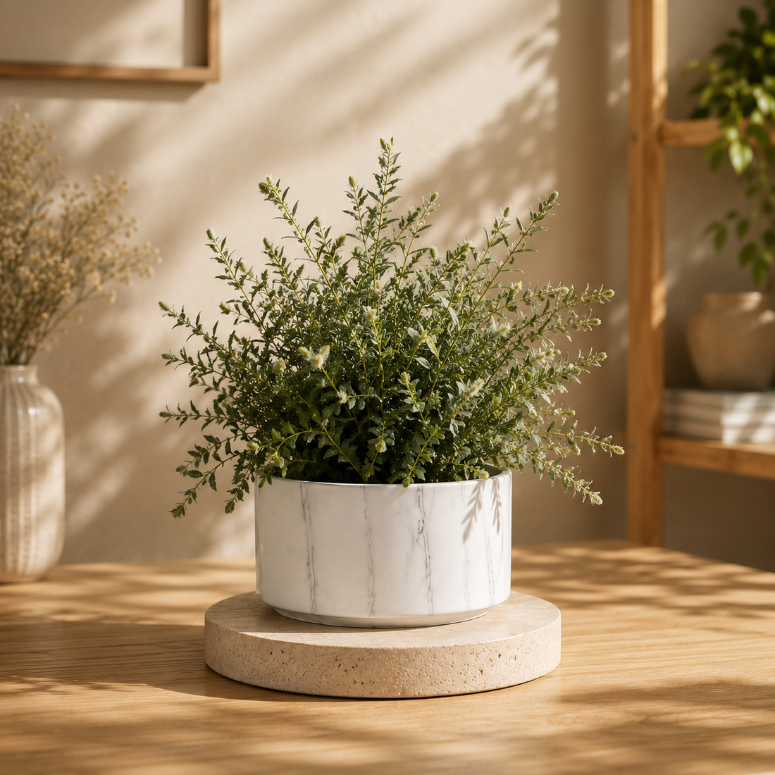 2081 - Marble Cylinder Lightweight Bowl