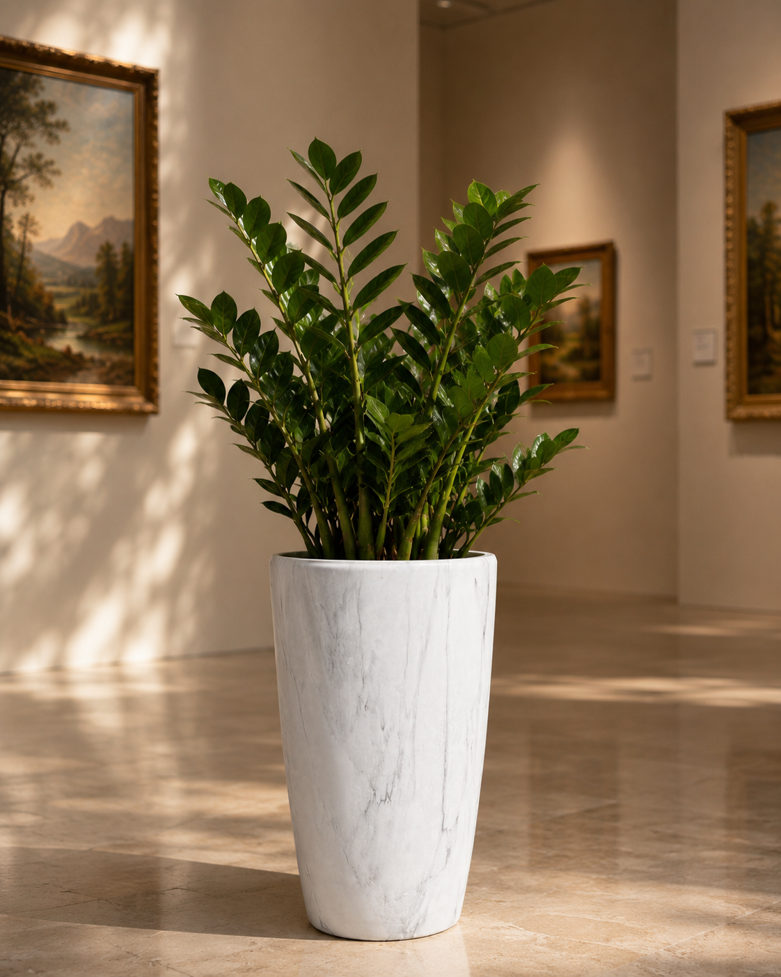 2003 Marble Tall Round Lightweight Pot