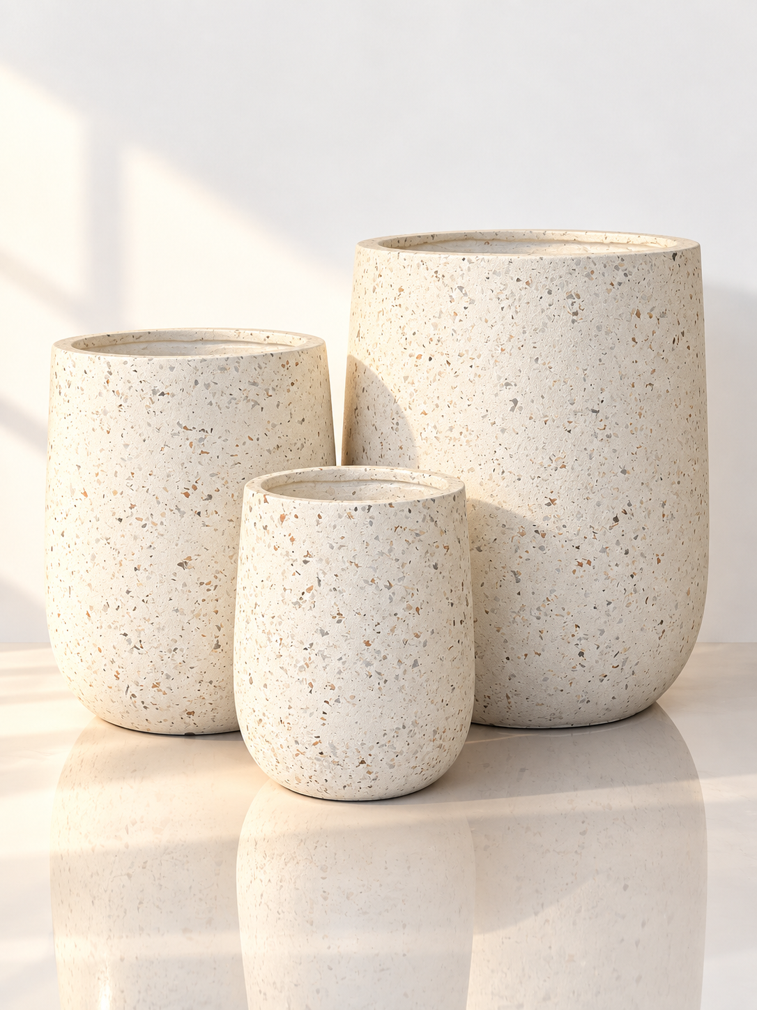 TERRAZZO DRUM PLANTER