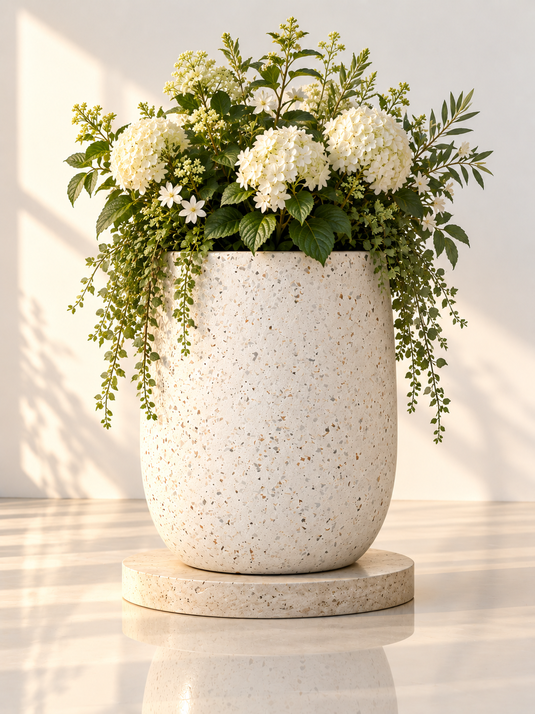 TERRAZZO DRUM PLANTER
