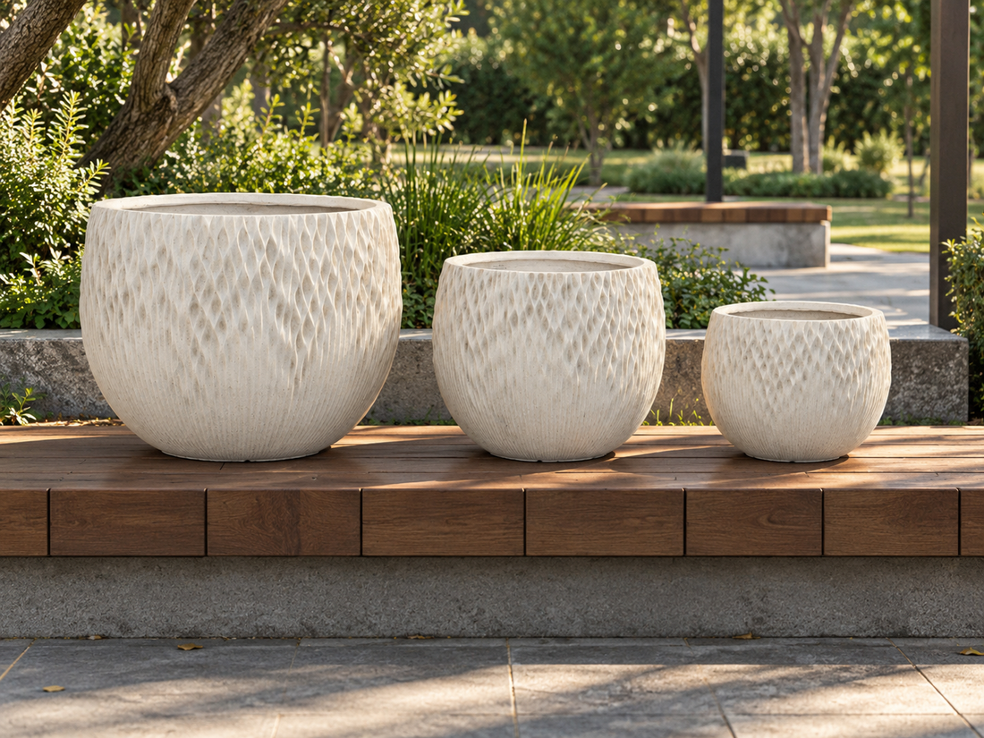 WEAVE LOW  PLANTER