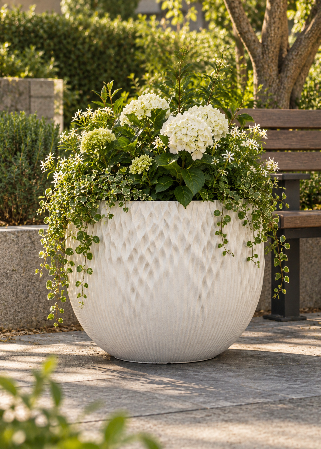 WEAVE LOW  PLANTER
