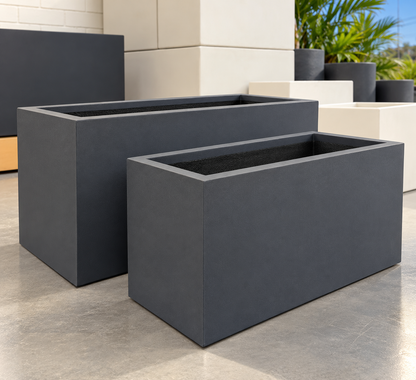 BIG BUDDHA TROUGH Planter Lightweight Fiberglass Clay