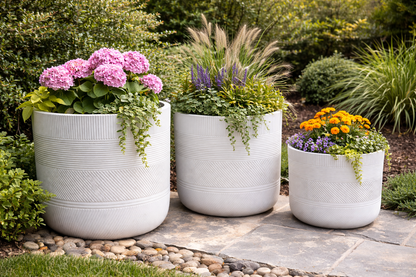 LINEN CYLINDER Lightweight Fiberglass Composite Pots