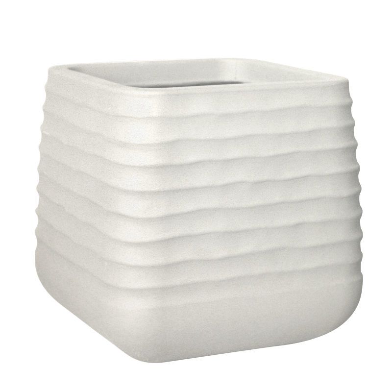 RippleLite CUBE - Square Extra Lightweight Ribbed Pot - 8602