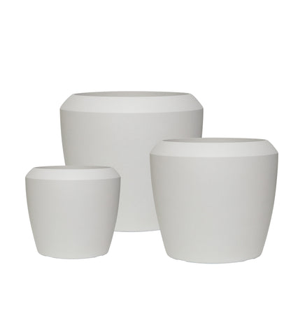 SIENNA - Lightweight StoneLite Round planter - 8629
