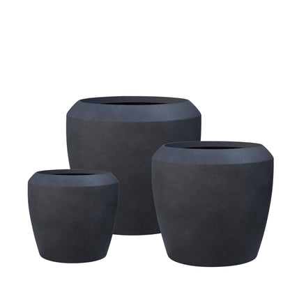 SIENNA - Lightweight StoneLite Round planter - 8629