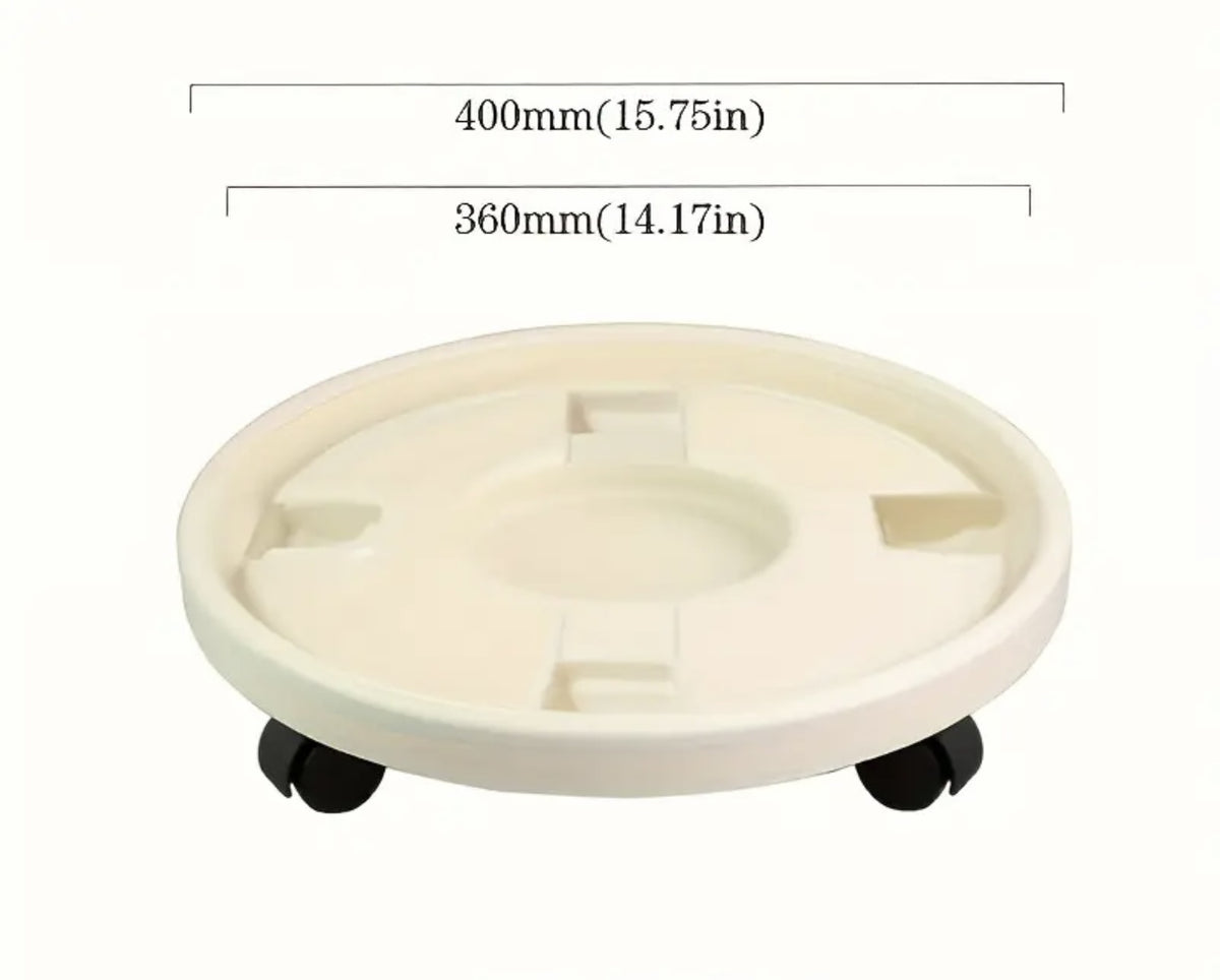 Pot Trolley with Wheels Rolling Plant Caddy - heavy duty plant trolley