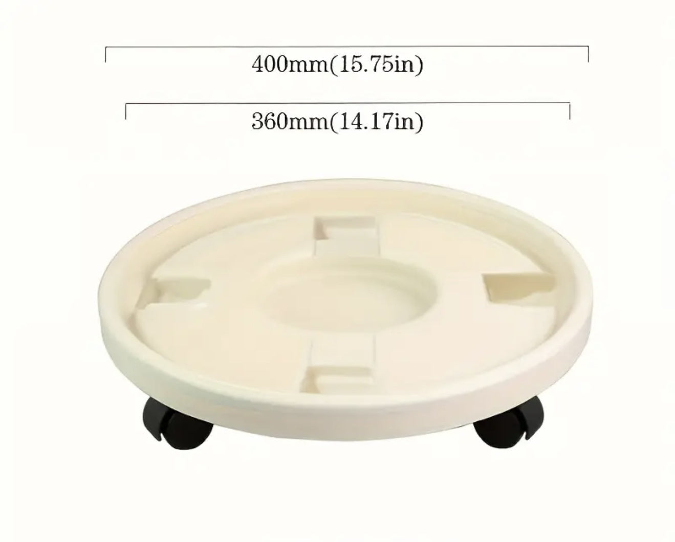 Pot Trolley with Wheels/ Rolling Plant Caddy