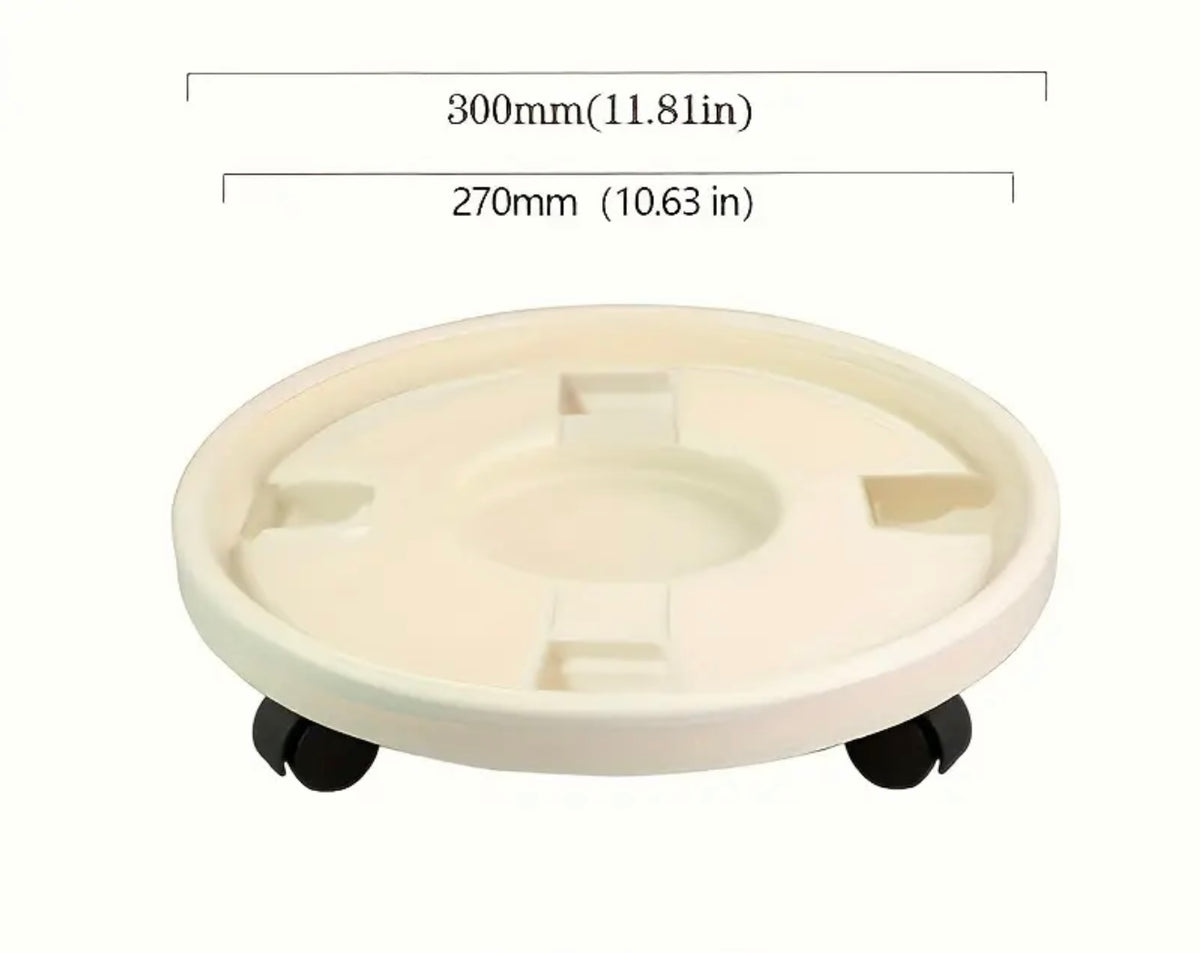 Plant Caddy Large - large rolling pot trolley with wheels