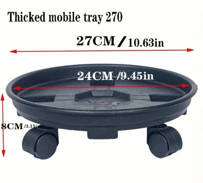 Pot Trolley with Wheels/ Rolling Plant Caddy