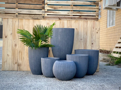 LinearLite - LineaLite Collection – Extra Lightweight Fluted Pots in Modern Vertical Design