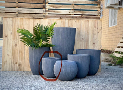LinearLite - LineaLite Collection – Extra Lightweight Fluted Pots in Modern Vertical Design