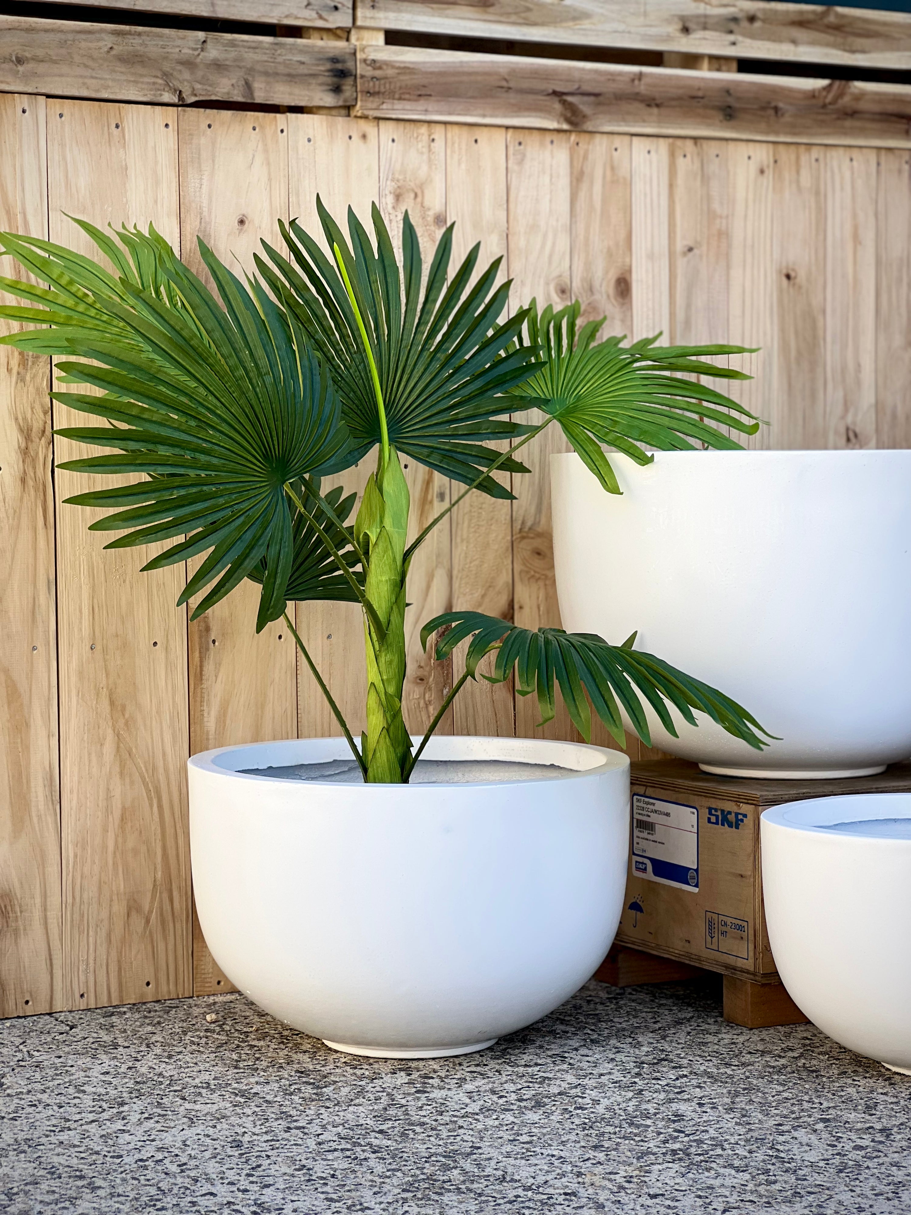 Base Bowl Pot range - multiple sizes smooth fiberclay bowl pots