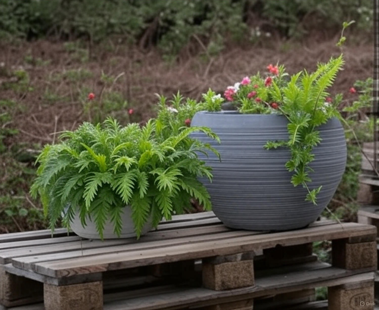 ARTISAN - Spherical Textured Lightweight Pot  Fiberglass Clay -2231