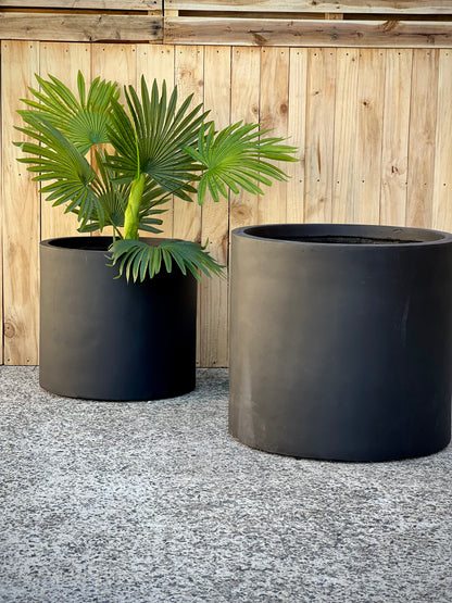 BASE CYLINDER  - Indoor or Outdoor Cylinder Pot Smooth PR33