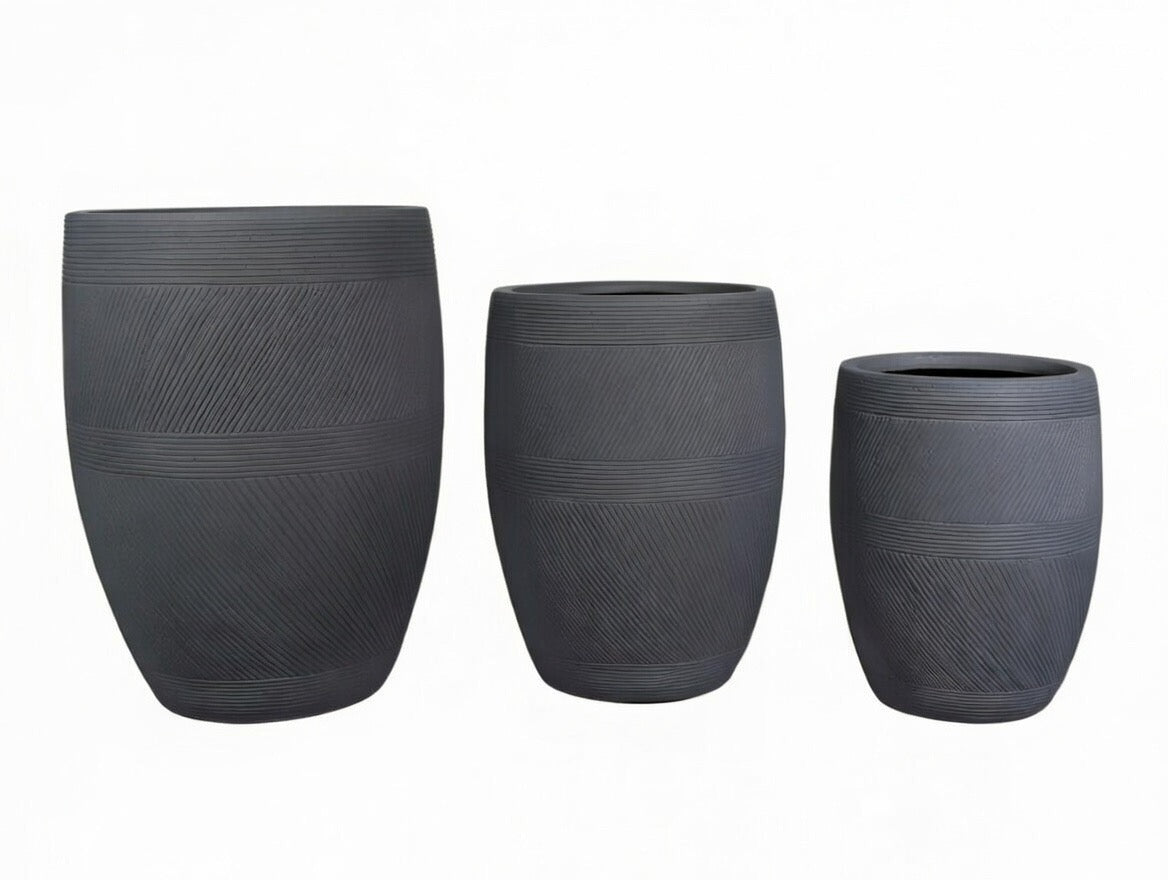 LINEN BARREL Lightweight Fiberglass Composite Pots