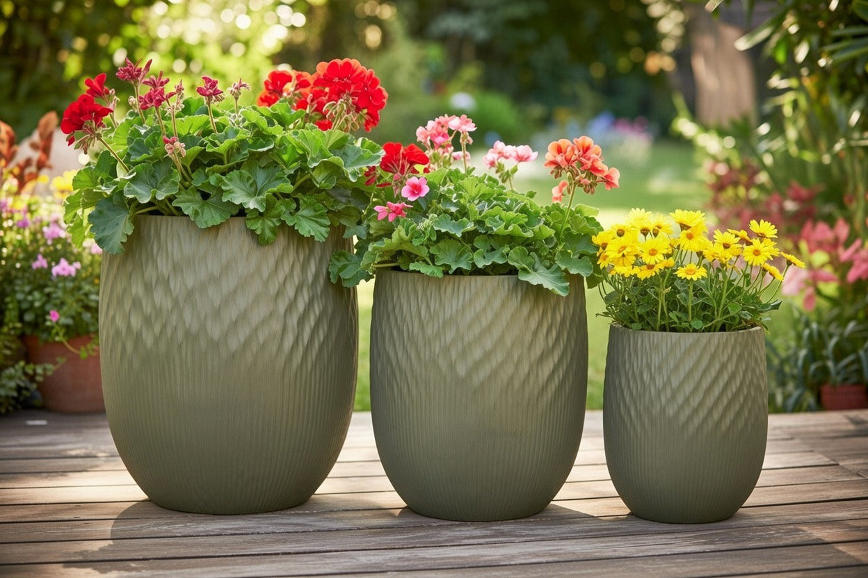 WEAVE BARREL Lightweight Fiberglass Composite Pots