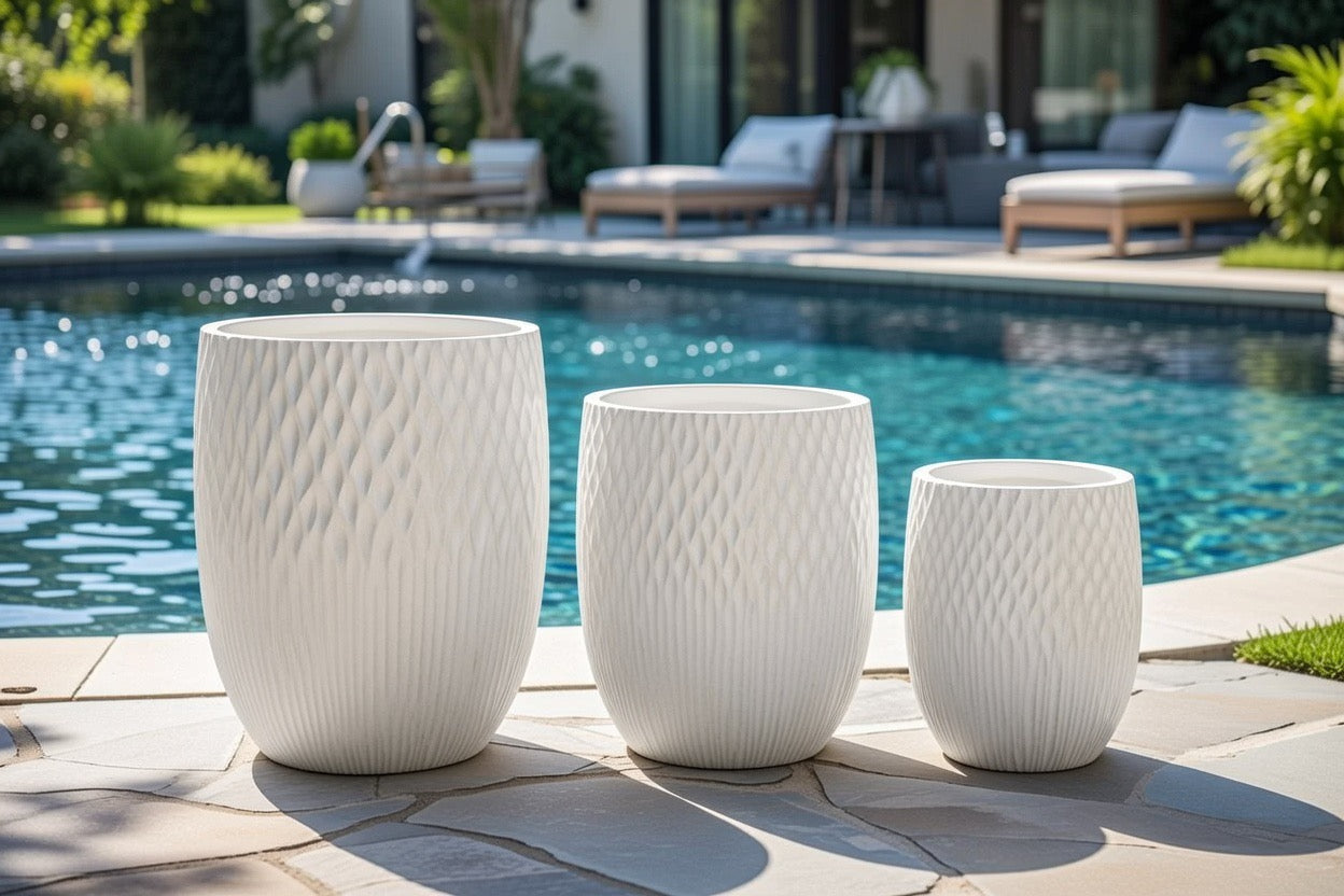 WEAVE BARREL Lightweight Fiberglass Composite Pots