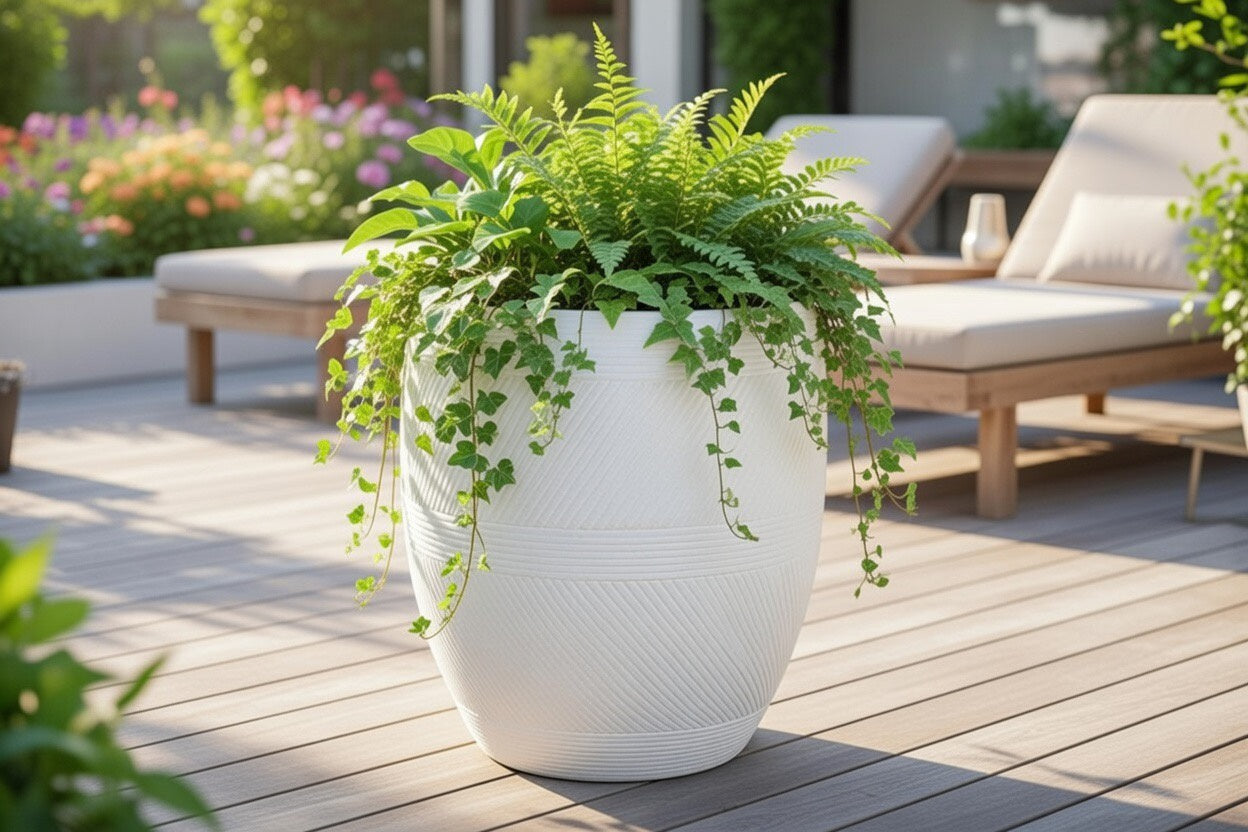 LINEN BARREL Lightweight Fiberglass Composite Pots