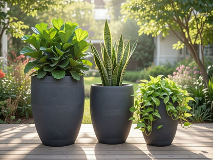 LINEN BARREL Lightweight Fiberglass Composite Pots