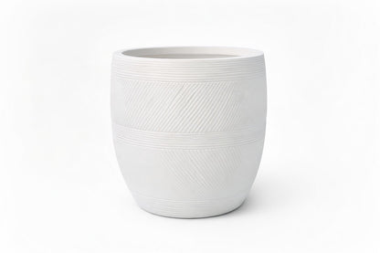 LINEN ROUND Lightweight Fiberglass Composite Pots