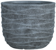 Flow Planter  – Sculptural Textured Outdoor Pots